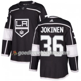 Los Angeles Kings Jussi Jokinen 36 Adidas 2017-2018 Zwart Authentic Shirt - Mannen